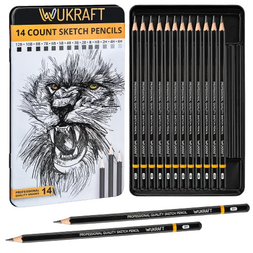 High quality sketching pencils by Wukraft